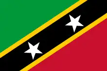 Description de l'image Flag of Saint Kitts and Nevis.svg.