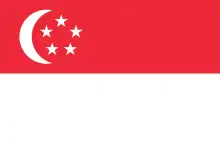 Description de l'image Flag of Singapore.svg.