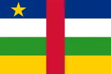 Description de l'image Flag of the Central African Republic.svg.