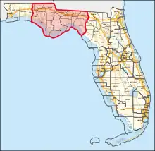 Description de l'image Florida's 2nd congressional district (since 2023).svg.