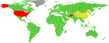 Description de l'image Forced Labour Convention map.svg.