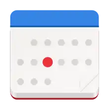 Description de l'image GNOME Calendar icon 2020.svg.