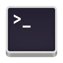 Description de l'image GNOME Terminal icon 2019.svg.