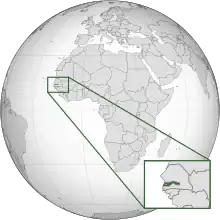 Description de l'image Gambia (orthographic projection with inset).svg.