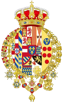 Description de l'image Great Royal Coat of Arms of the Two Sicilies.svg.