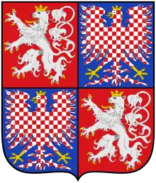 Description de l'image Greater arms of Bohemia and Moravia (1939-1945).svg.