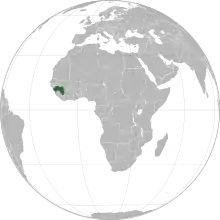 Description de l'image Guinea (orthographic projection).svg.