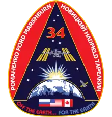 Description de l'image ISS Expedition 34 Patch.svg.