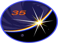 Description de l'image ISS Expedition 35 Patch.svg.