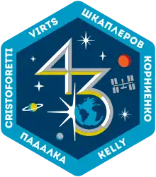 Description de l'image ISS Expedition 43 Patch.svg.