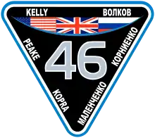 Description de l'image ISS Expedition 46 Patch.svg.