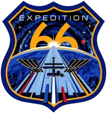 Description de l'image ISS Expedition 66 Patch.svg.