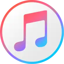 Description de l'image ITunes logo.svg.