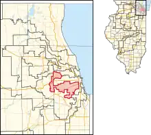 Description de l'image Illinois's 4th congressional district (since 2023).svg.