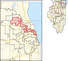 Description de l'image Illinois's 5th congressional district (since 2023).svg.