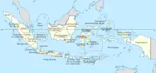 Description de l'image Indonesia, administrative divisions - fr - monochrome.svg.
