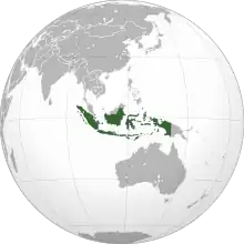 Description de l'image Indonesia (orthographic projection).svg.