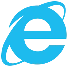 Description de l'image Internet Explorer 10+11 logo.svg.