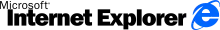 Description de l'image Internet Explorer 3 logo and wordmark (1996-2001).svg.