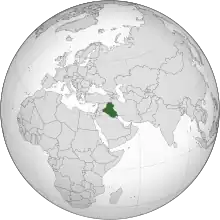 Description de l'image Iraq (orthographic).svg.