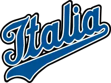 Description de l'image Italy baseball logo.svg.