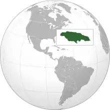 Description de l'image Jamaica (orthographic projection).svg.
