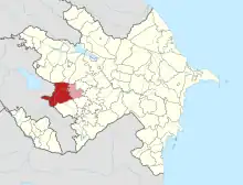 Description de l'image Kalbajar District in Azerbaijan 2021.svg.