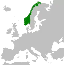 Description de l'image Kingdom of Norway (1814).svg.