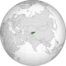 Description de l'image Kyrgyzstan (orthographic projection).svg.