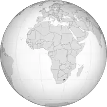 Description de l'image Lesotho (orthographic projection).svg.