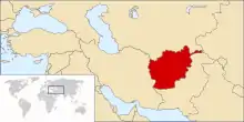 Description de l'image LocationAfghanistan (with Soviet borders).svg.