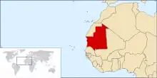 Description de l'image LocationMauritania.svg.