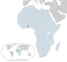 Description de l'image Location Togo AU Africa.svg.