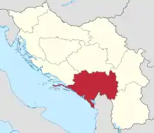 Description de l'image Locator map Zeta Banovina in Yugoslavia 1929-1939.svg.