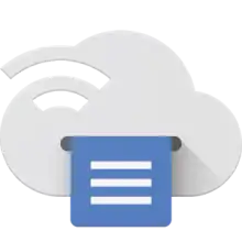 Description de l'image Logo Google Cloud Print.svg.