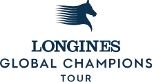 Logo du Global Champions Tour au CSI-5* Global Champions Tour de Valkenswaard (Pays-Bas) en 2010