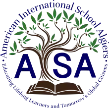 Logo de l'École internationale américaine d'Alger.