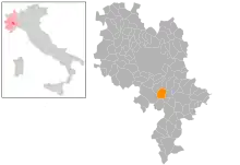 Localisation de Agliano Terme