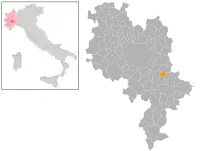 Localisation de Belveglio