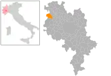 Localisation de Buttigliera d'Asti
