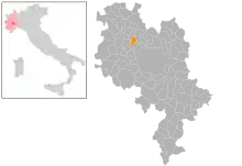 Localisation de Camerano Casasco