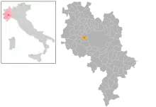 Localisation de Castellero