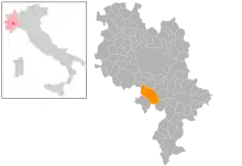 Localisation de Costigliole d'Asti