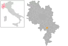 Localisation de Moasca