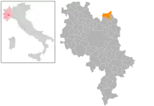 Localisation de Moncalvo
