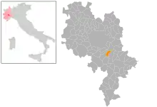 Localisation de Montaldo Scarampi