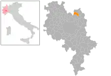 Localisation de Penango