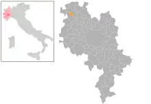 Localisation de Pino d'Asti