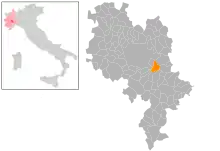 Localisation de Rocca d'Arazzo