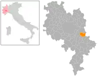 Localisation de Rocchetta Tanaro